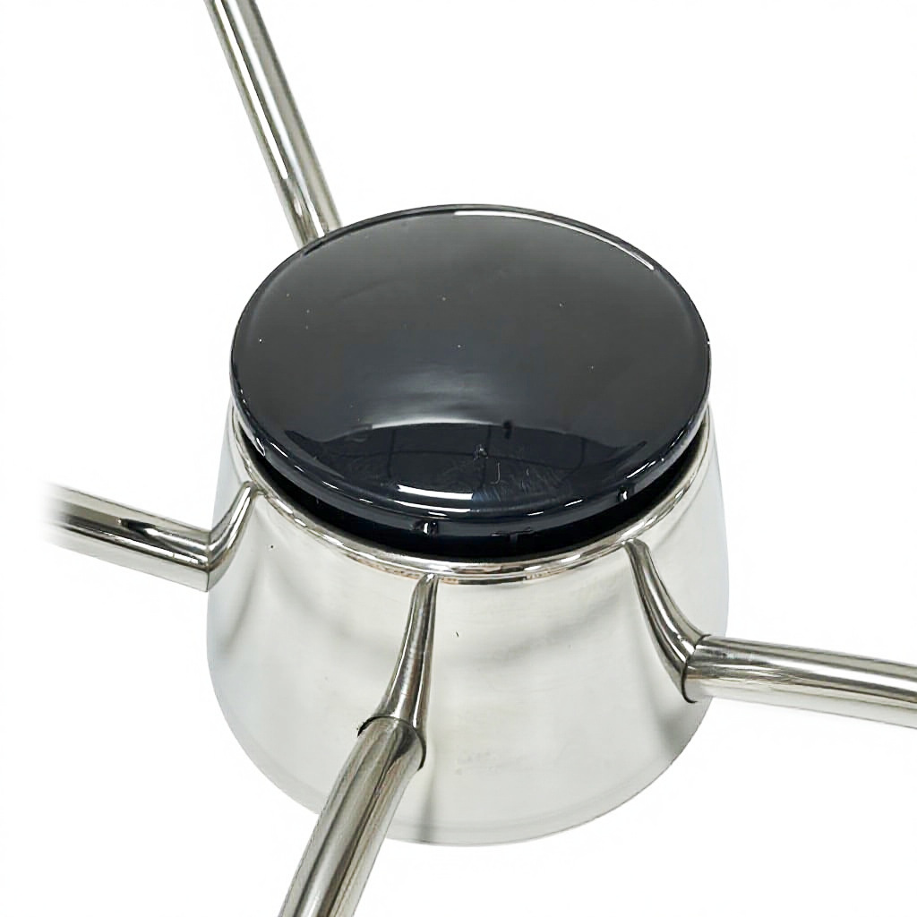 Stainless Steel 304 Yacht Steering Wheel with Power Assist Knob, Marine Steering Wheel with Handball, Maritime Steering Wheel