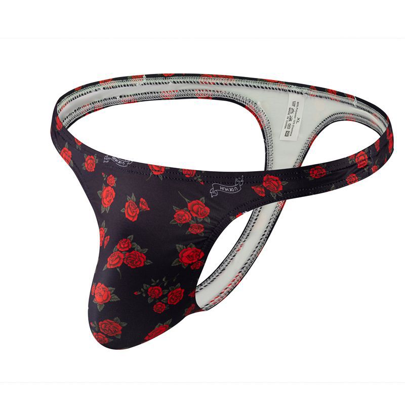 Una pieza de bikini para hombres, trozos cool, impresión de cintura baja sexy, Amazon