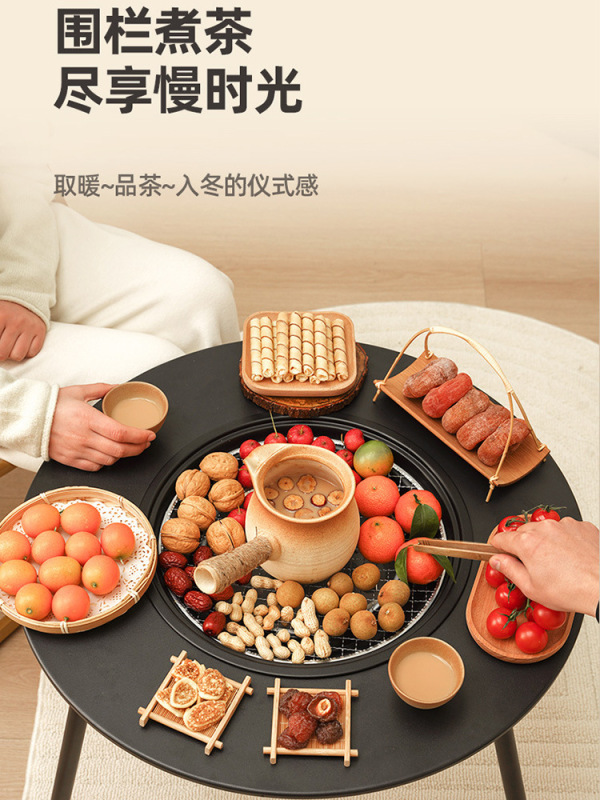 洋公子囲炉煮茶卓多機能炭火テーブル折り畳み焼肉テーブル炭火囲炉煮茶卓代理|undefined