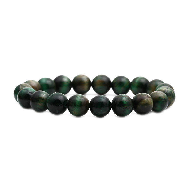 green beaded bracelet