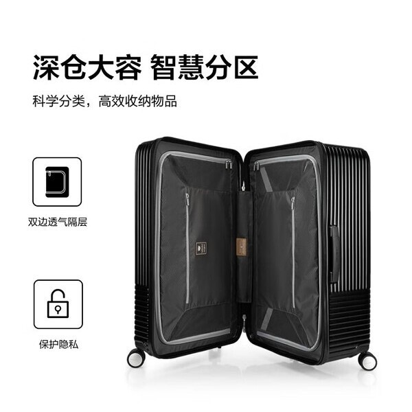 Samsonite 20inch 大容量スーツケースファッショナブルな航空機ホイールパスワードボックストロリーケース HK6|undefined