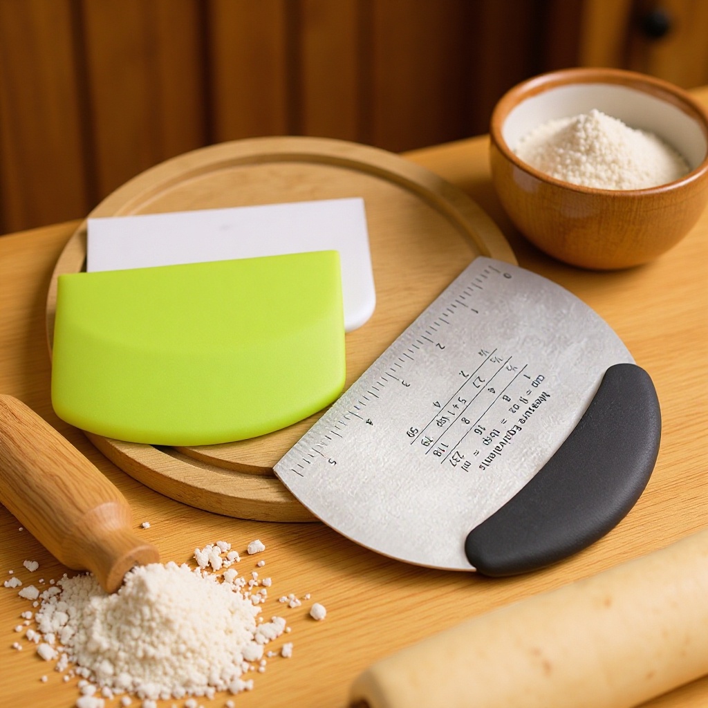 Espátula de acero inoxidable con escala, espátula de plástico para repostería, cuchillo mezclador de crema y pasteles para cocina doméstica, venta al por mayor image 3
