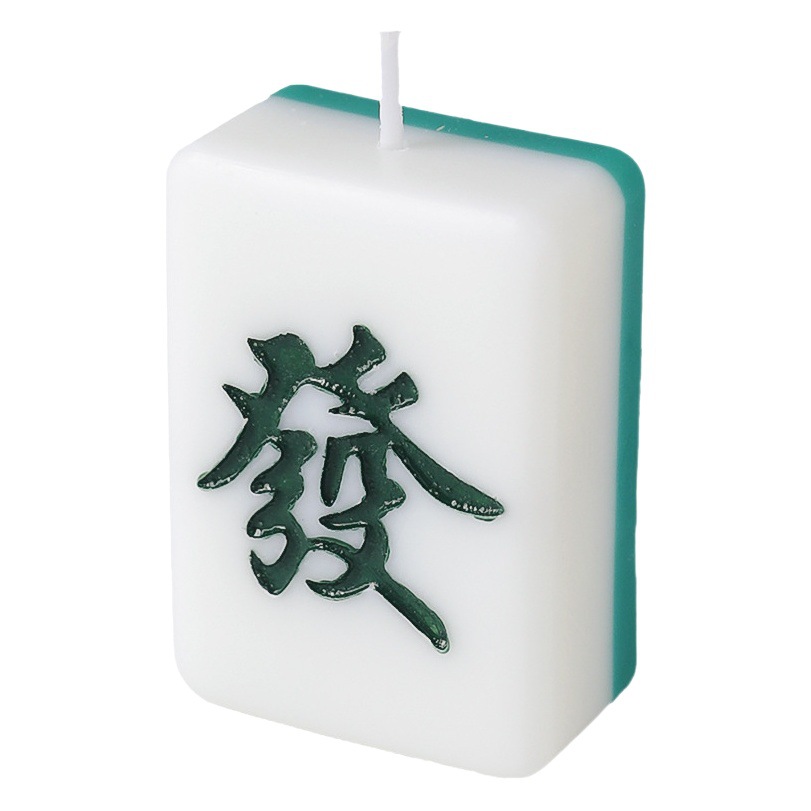 Año nuevo fortuna mahjong aromaterapia vela cumpleaños tradicional aromaterapia regalo al por mayor regalo de la mano fragancia simulación modelado cera