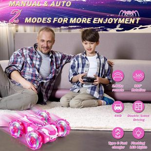 Factory Double-Sided Remote Control Spider 2.4g Gesture Sensor Drift Stunt Car Boy 360 Roll Four-Wheel Drive