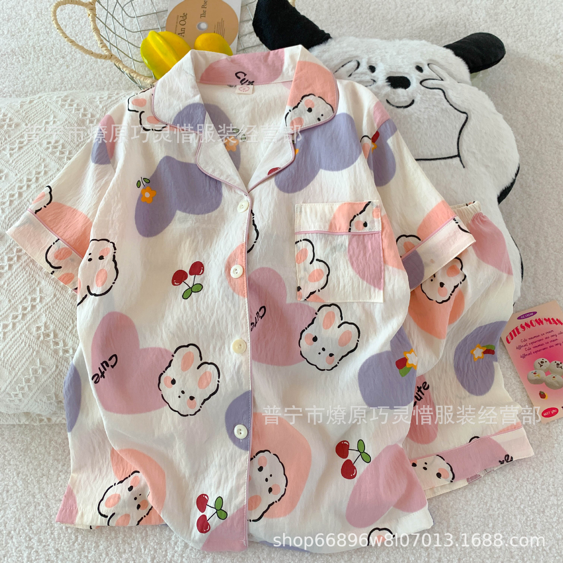 Zd-2341-16#cherry rabbit