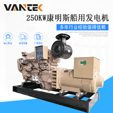 250kw重庆康明斯船用柴油发电机组 250千瓦船舶发电机 主发机组