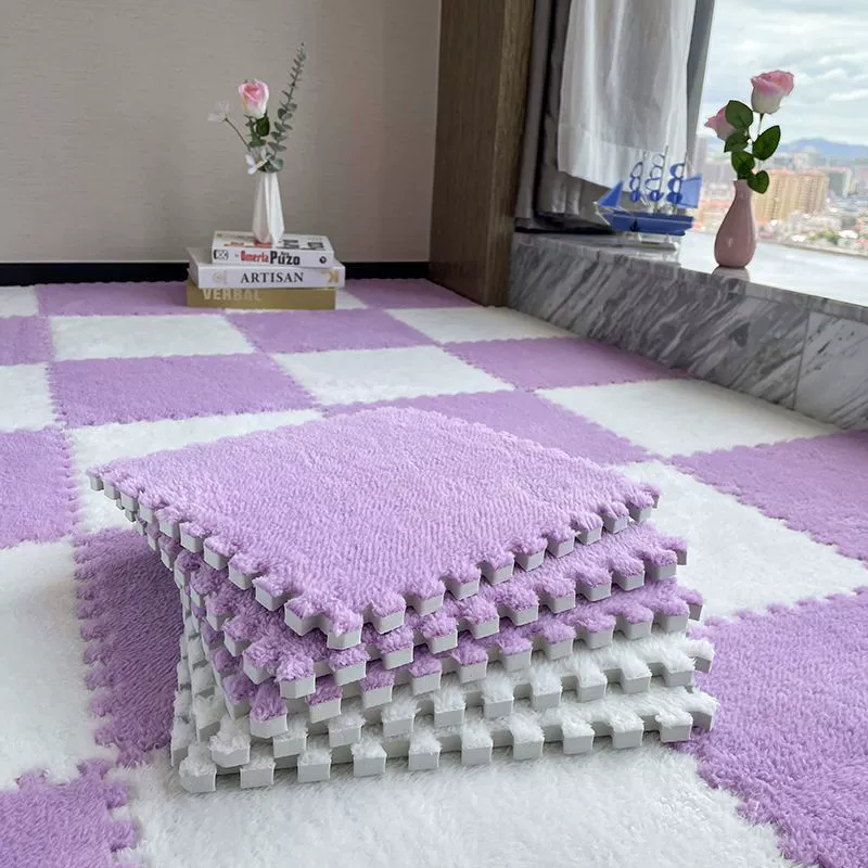 Модульные ковровые плитки 30×30×1,6 см, плитки с пазом, однотонные и многоцветные наборы
