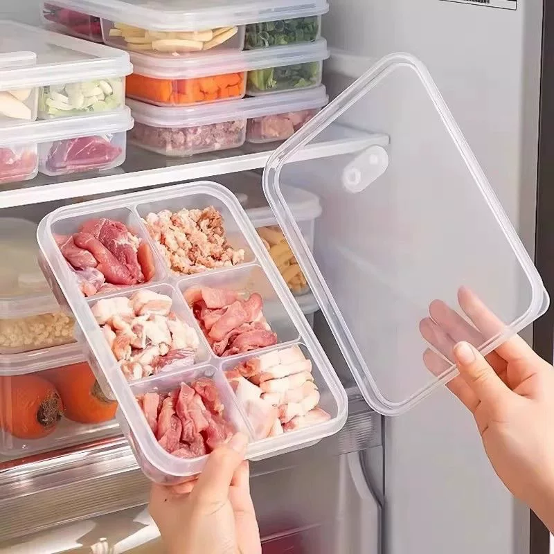 Холодильник свежие продукты под-шток коробка для мяса заморозить коробка имбирь лук персонаж контейнер для хранения запас овощная коробка