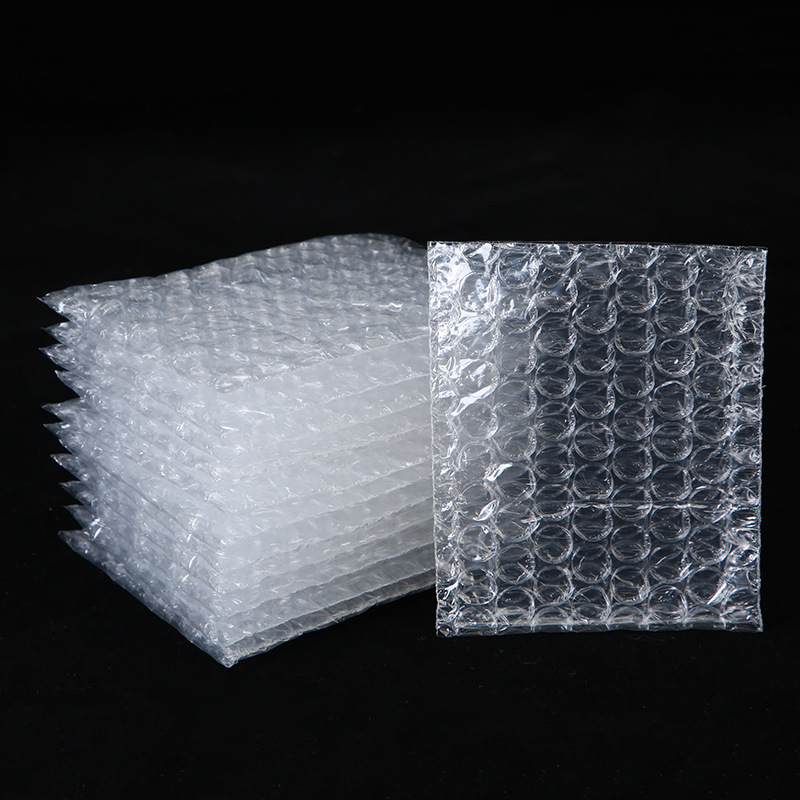 现货防震气泡袋泡泡袋10*10cm10*12cm100个双面透明气泡袋汽泡袋