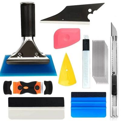 Car cleaning tools — Scraper Tool, Cross-Border Set - 9-piece-film-set-starting-from-1-set