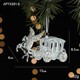 クリスタル質感Swanlaceアクリルキラキラ透明雪クリスマスツリーペンダント鈴装飾品|undefined