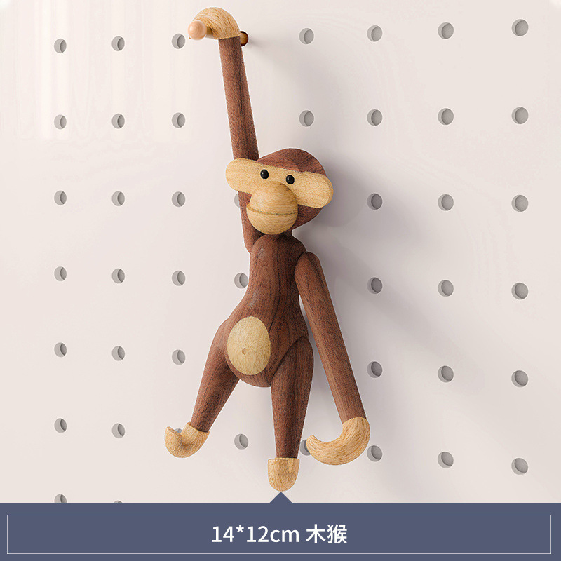 Accesorios de tablero de agujero de madera maciza gancho de estante universal palo de cerilla agujero redondo palo de madera capa partición madera