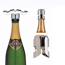 不锈钢香槟塞红酒塞葡萄酒抽真空保鲜防漏香槟塞酒具礼品现货