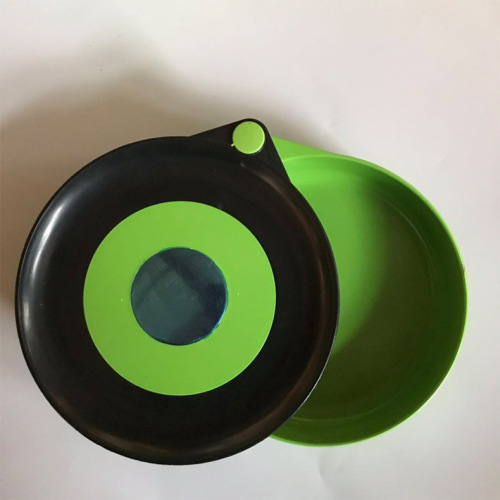 Fishing gear accessories bait tray fishing bait basin fully magnetic bait tray strong magnetic green bait tray box fishing gear