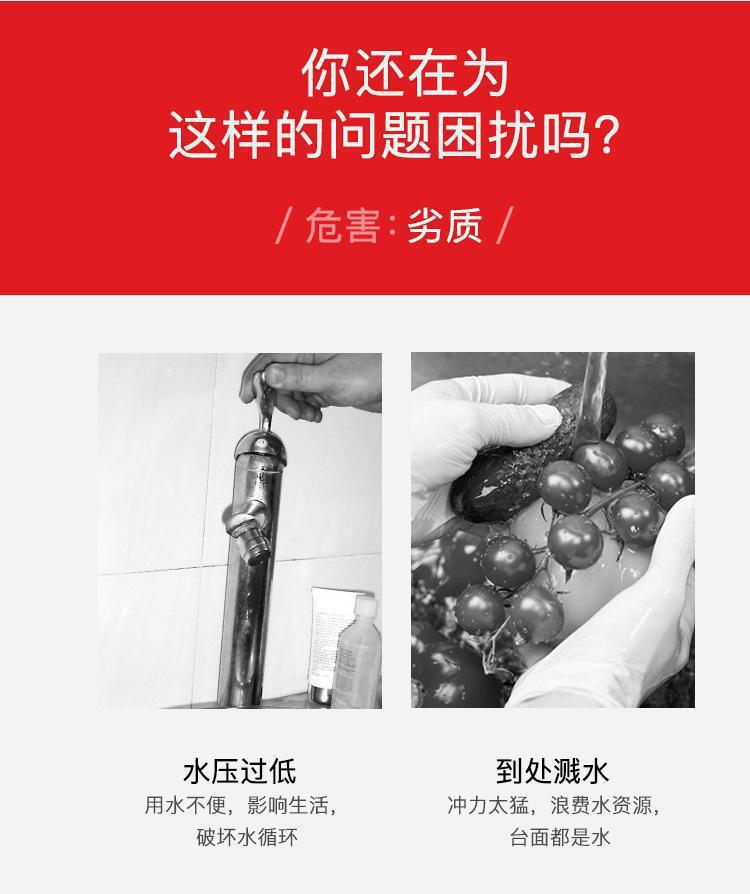 Faucet extender, universal faucet, kitchen sink, shower head, universal joint, universal splash-proof wonder Item Picture