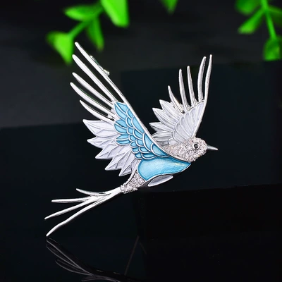 High-end Light Luxury Enamel Color Yaxa sancaqları - silver-xr14486