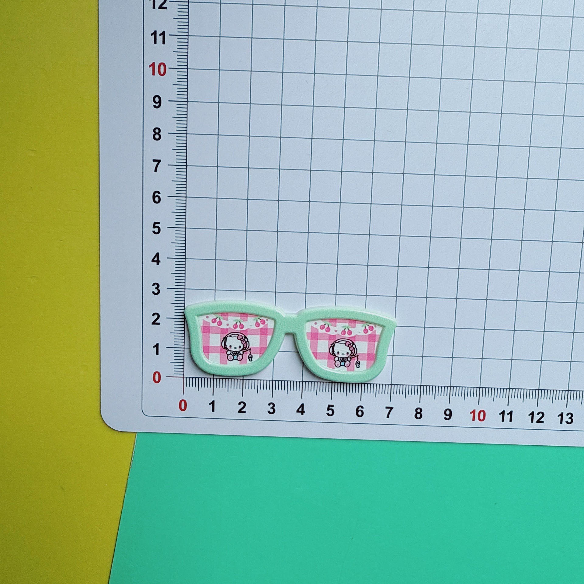 新しい漫画猫メガネ装飾アクセサリー diy 手作りヘアピン下駄靴花水カップ素材パッチ