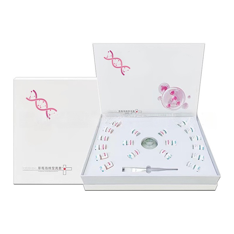 スポンジのマイクロニードルの美容院の専用の顔の看護の海藻の骨の針のスキンケアの箱の専門の庭の線の小さい緑の膜