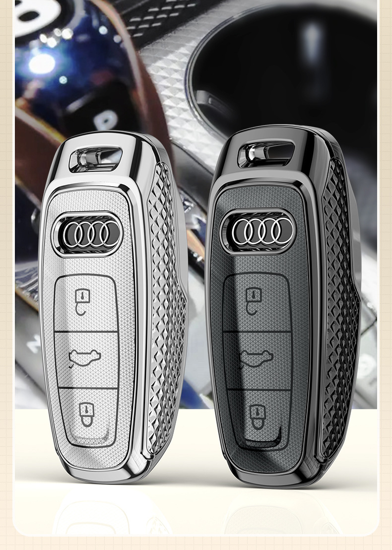 For Audi A6L Key Case A4L Car Key Shell a7 a8 q7 q8 a5 q3 a3