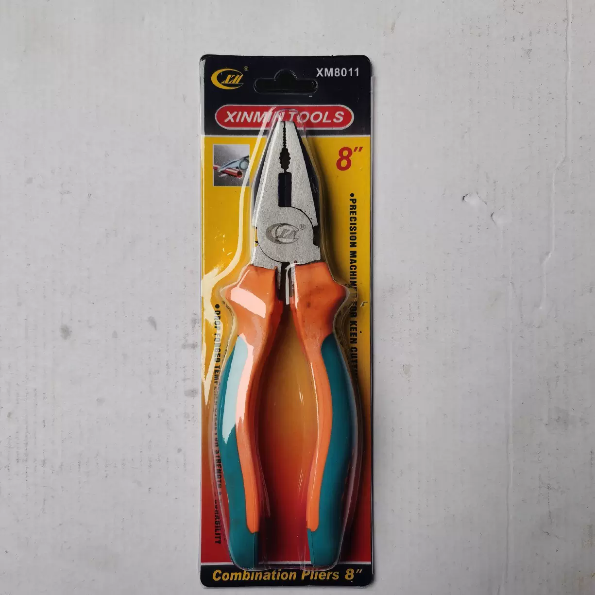 新宁八寸老虎钳钢丝钳带字团鱼柄五金钳子