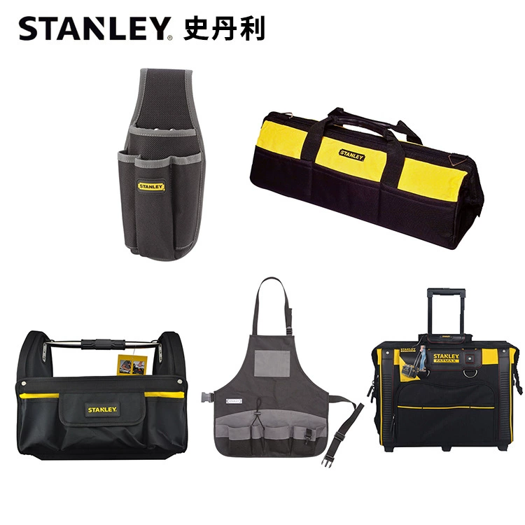 Tool Bag (Stanley) Waterproof Nylon, Tear-Resistant, Multiple Styles & Hard Base Options