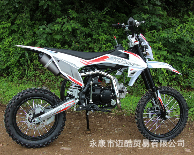 Fuel-Powered Pit Bike All-Terrain Motorcycle 125Cc Small Dirt Bike Two-Wheel Off-Road Automatic Clutch Adult Mountain Bike