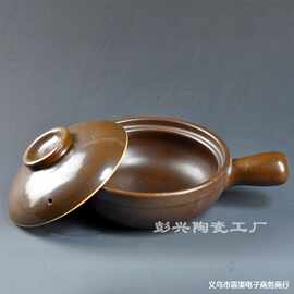 耐高温锂瓷带柄把陶瓷砂锅煲仔饭黄焖鸡米线米粉炖菜砂锅面明火用