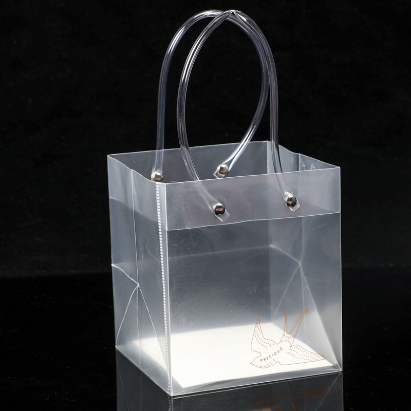 透明手提袋批发塑料礼品袋pp服装购物手拎袋子印刷logo