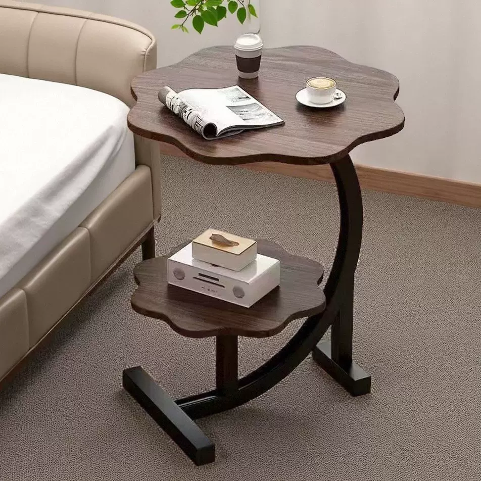 沙发边几家用简约茶桌角几圆桌床头边置物迷你阳台小茶几桌子轻奢
