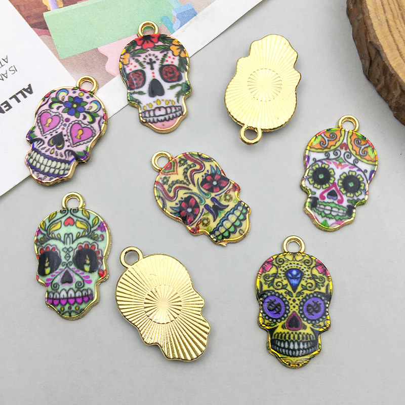 1 Piece 1 Set Alloy Skull Pendant display picture 7