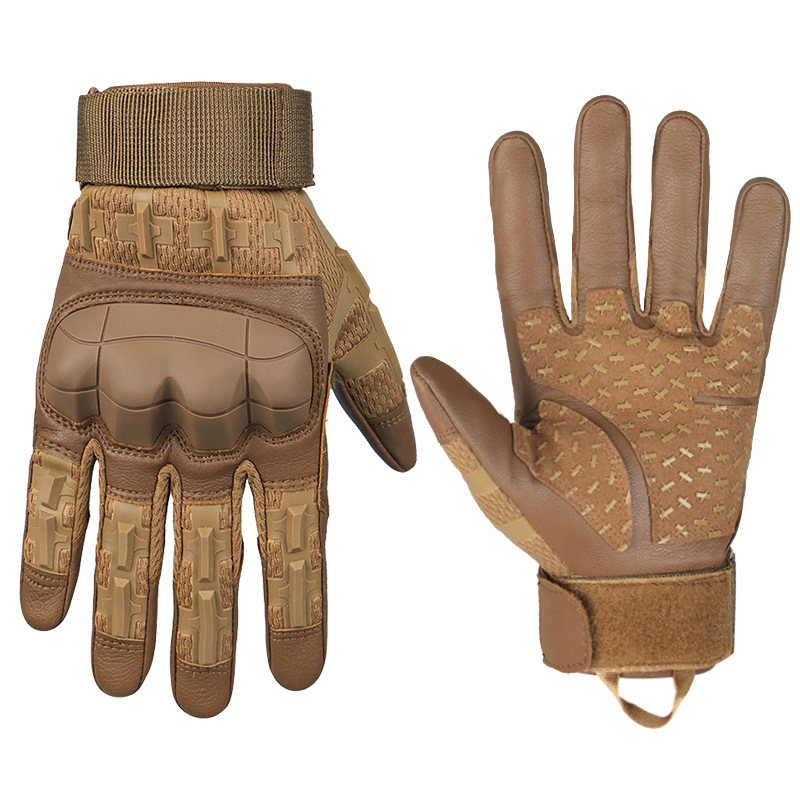 Guantes de Ciclismo para Exteriores con Protección Solar, Antideslizantes, Resistentes al Desgaste, con Pantalla Táctil de Cinco Dedos, Guantes Tácticos de Combate CS