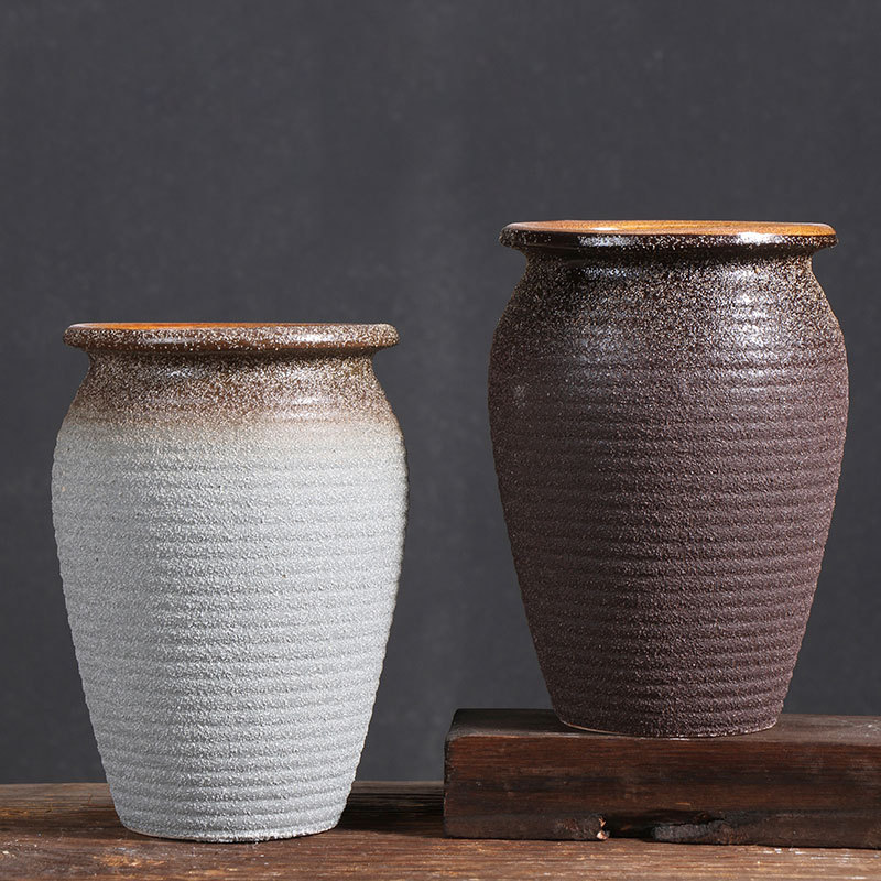 Esmerilado pequeño viejo pila suculentas maceta arcilla creativa hogar carne planta cerámica olla especial fábrica directa al por mayor