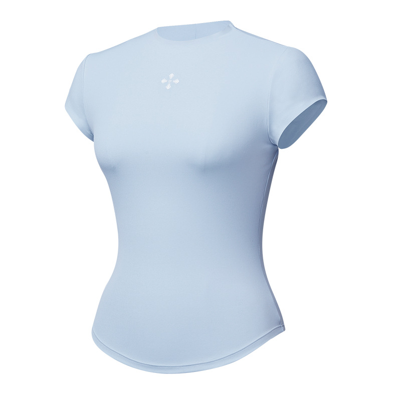 Traje deportivo de verano para mujer, moda, delgado, delgado, ocio, fitness, yoga de manga corta, pantalones de falda corta, ropa deportiva