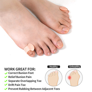 New Men's and Women's Hallux Corrector Valgus Separator Care Pad Toe Hallux Valgus Tool Toe Fixation Cross-Border