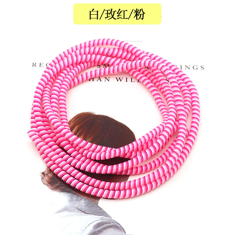 Directo de fábrica 1,4 M tres en uno cable de datos Cable de protección cable de datos manga protectora cuerda de resorte de bobinado