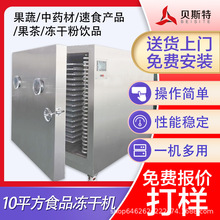 10平方冻干机真空冷冻干燥机设备加工苹果草莓水果蔬菜宠物商用