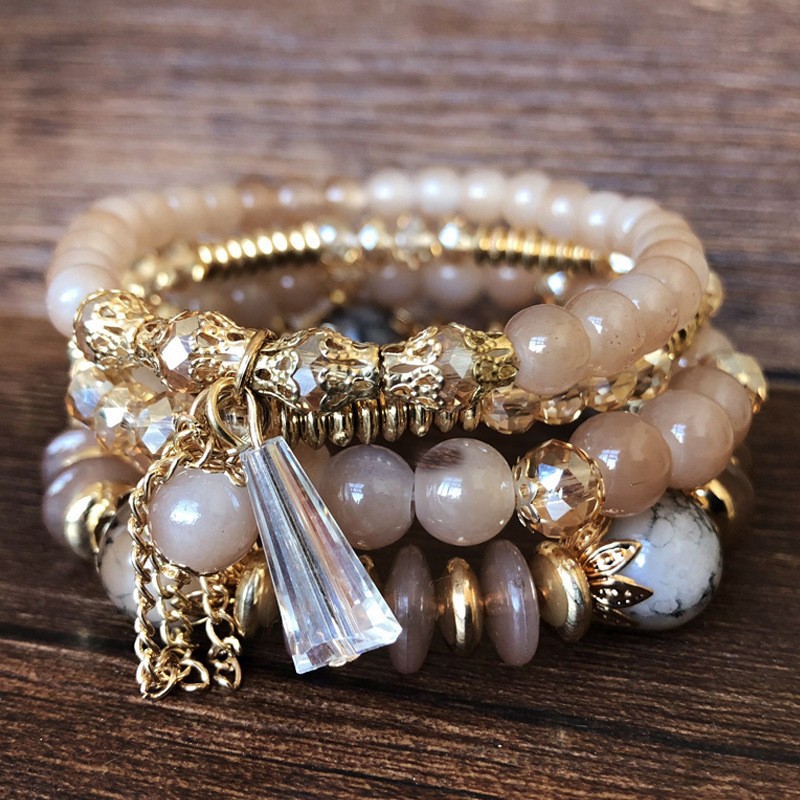 Fashion Geometric Alloy Tassel Womenu0027S Bracelets 1 Set