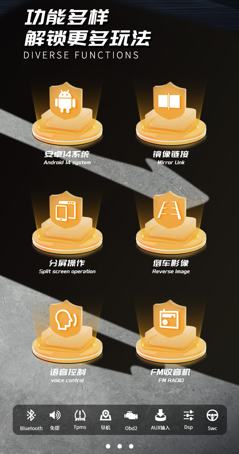 Applicable to 2006-10 Toyota Corolla RAV4 and other general models customized agreement central control car navigator