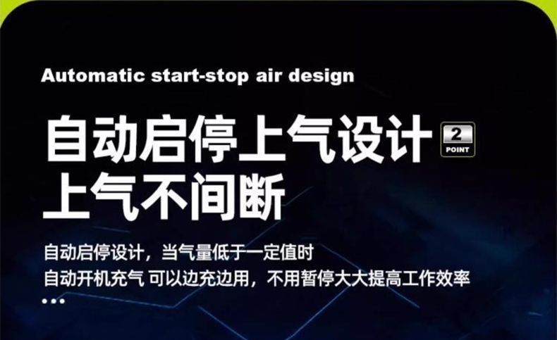 Oil-free low-noise air compressor, small 220v high-power air compressor for woodworking and high-pressure painting, in stock