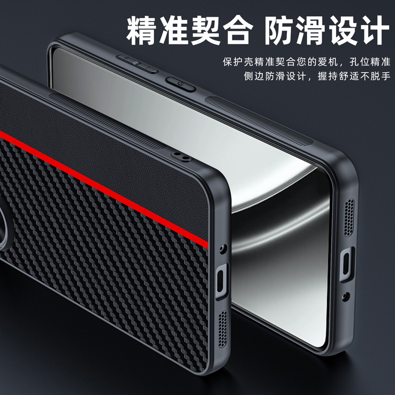Realme GTNeo6 caja de teléfono celular a prueba de caídas fibra de carbono Kev estirado internacional GT6T funda protectora image 3
