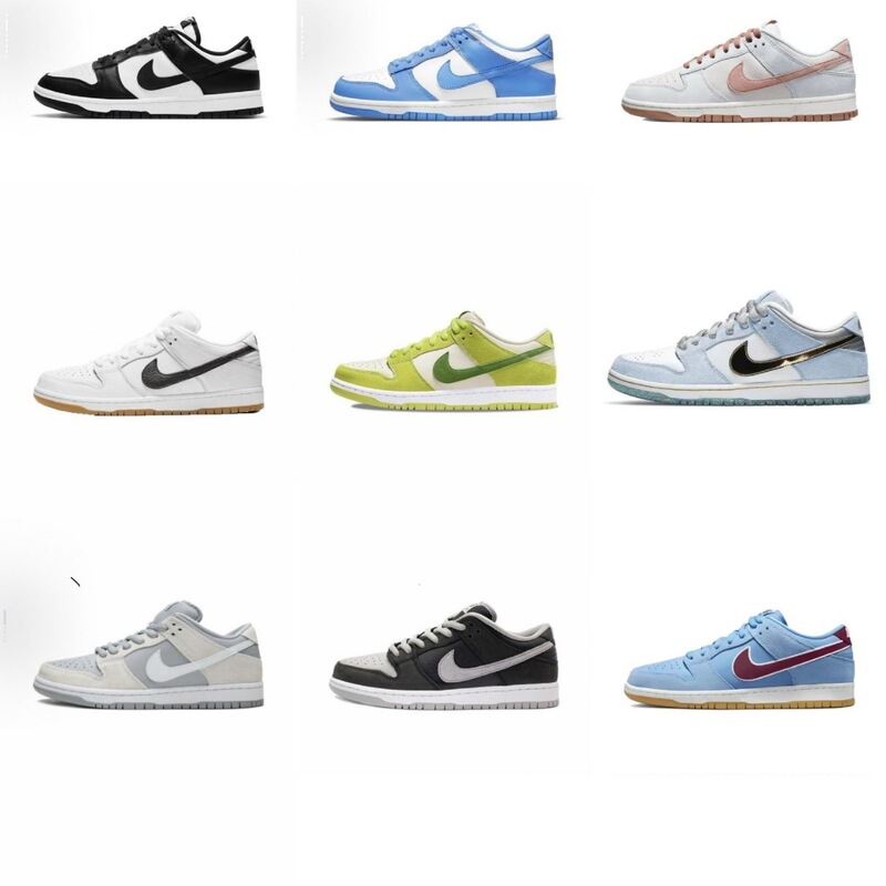 Putian Dunk SB low-top original black and white panda casual sneakers SB bubblegum unisex trendy versatile sports shoes
