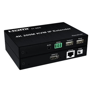 4K 200M KVM IP 网线Extender高清一对多多对多信号延长放大器4K