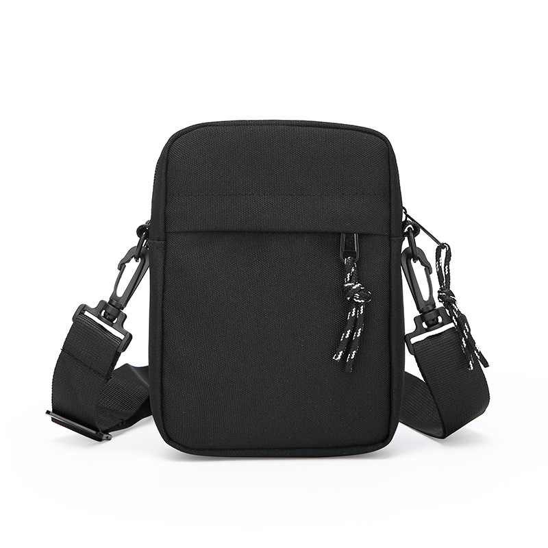 Mini bolso pequeño para hombre, bolso de mensajero de un solo hombro, bolso para teléfono móvil en el pecho, marca de moda casual, mochila deportiva ligera, bolso pequeño