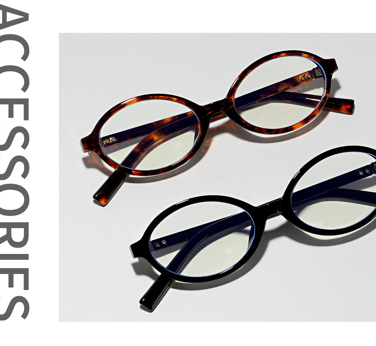 45g Weight Full Frame Glasses Structure Glasses Classification Ac Lens Material Oval Frame Glasses Style Simple Style Solid Color Ac Oval Frame Full Frame Optical Glasses