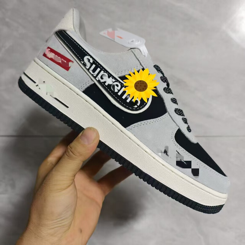 Men's and Women's DIY Air Force One Fashion Sneakers, Made of Top-Layer Cowhide, Thick-Soled, Height-Increasing, Comfortable, Trendy, Phu Chian Shoes Men's and Women's DIY Air Force One Fashion Sneakers, Made of Top-Layer Cowhide, Thick-Soled, Height-Increasing, Comfortable, Trendy, Phu Chian Shoes