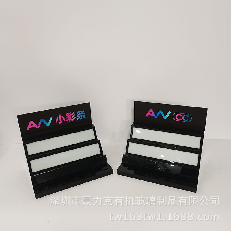 亚克力uv打印雾化杆展示架 有机玻璃电子雾化器展示架 烟具烟架