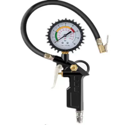 Gun, High-Precision Tire Pressure Gun, Air pressure gauge/tire pressure gauge - hy-upgraded-version-of-precision-black-gun-watch-separate