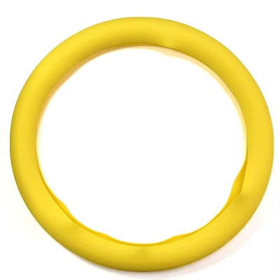 Cover, Steering wheel cover - silicone-yellow-steering-wheel-1-38cm