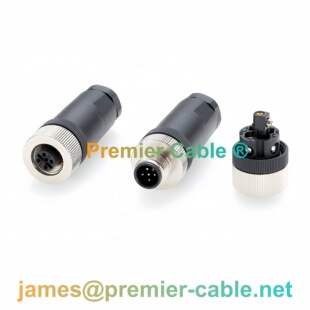 M12 5оĸ�^�F���ɽӾ��B�������I��ˮIP67�����ͿɽM�bʽ��̖