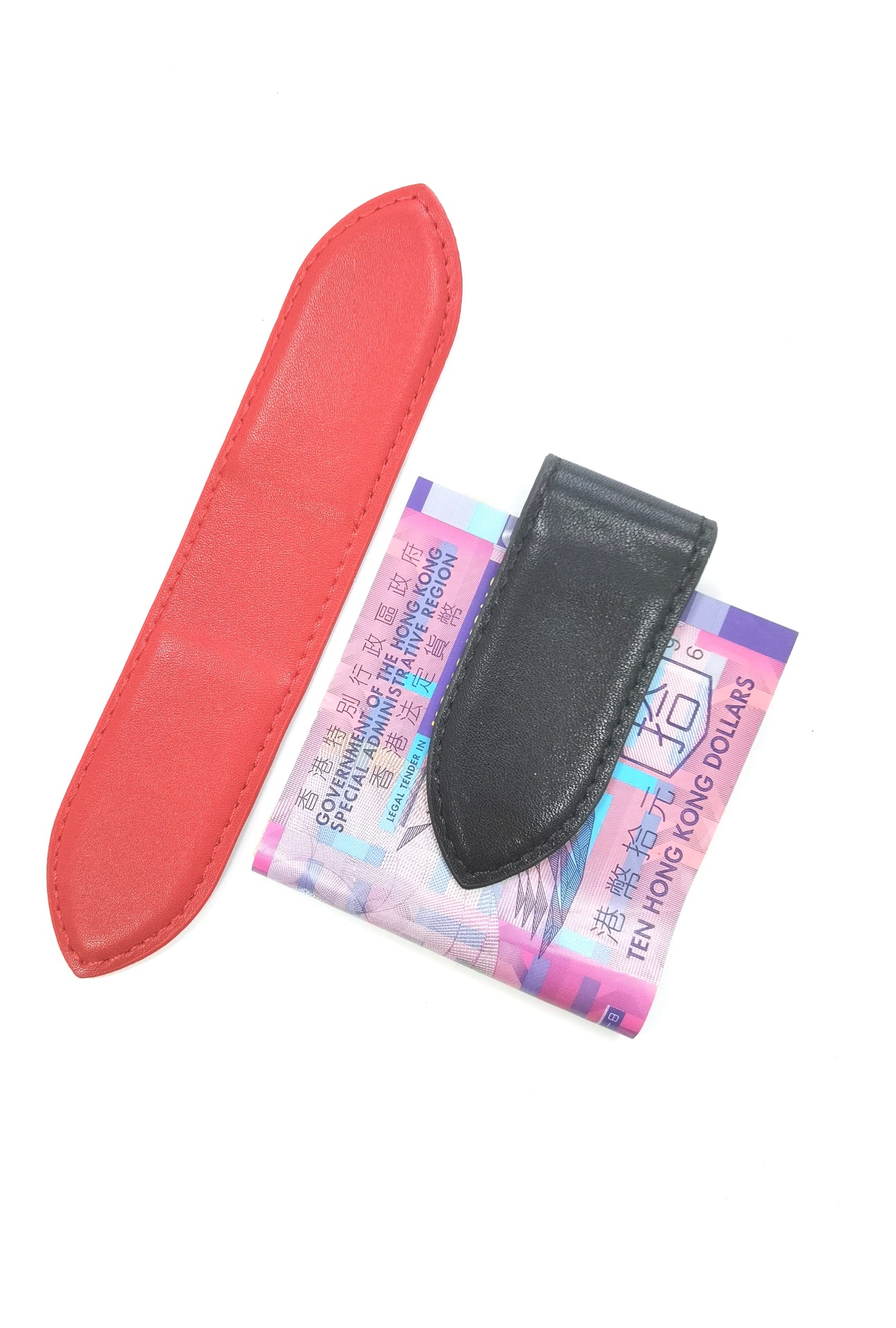 Banknote Clip Leather Wallet Card Holder Magnet Wallet Anti-magnetic Wallet Anti-theft Wallet Creative Wallet Easy to Carry